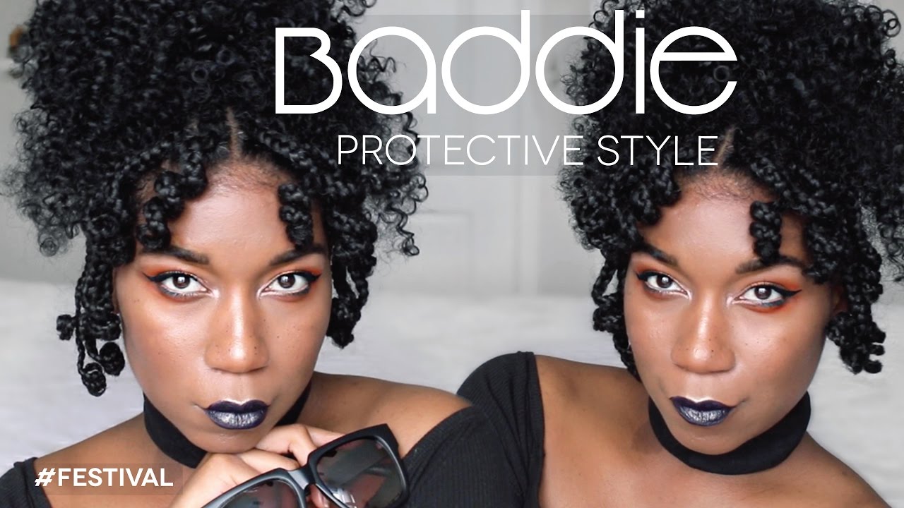 Festival Baddie Easy Natural Hairstyle Protective Hairstyle