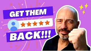 Missing Google Reviews? ⭐ Get Them Back Now!!!