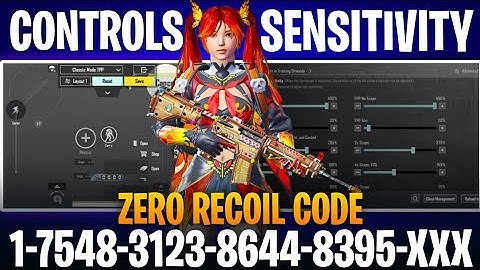 NEW UPDATE 4.1 🔥 BEST SENSITIVITY CODE + CONTROL SETTINGS BGMI/PUBG MOBILE