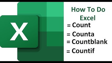 How to COUNT COUNTA COUNTIF COUNTBLANK functions formulas in Excel Urdu / Hindi tutorial