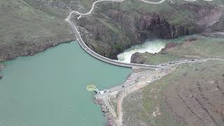 Owyhee Dam and full reservoir!