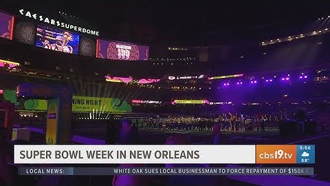 LET THE GOOD TIMES ROLL: New Orleans kicks off Super Bowl week festivities