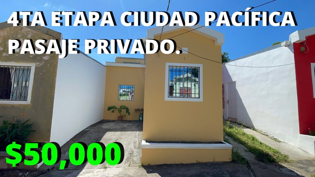 (NO DISPONIBLE) CASA EN CIUDAD PACÍFICA 4TA ETAPA/50,000/Wsapp 503
