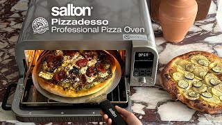 Salton Pizzadesso Professional Pizza Oven Reaches 800F To Bake The Perfect Pizza Full Video