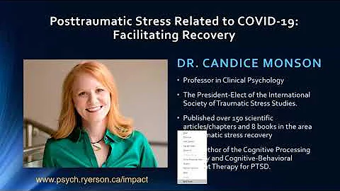Dr. Candice Monson- Post-traumatic Stress Related ...