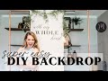 SUPER EASY Cricut DIY Backdrop