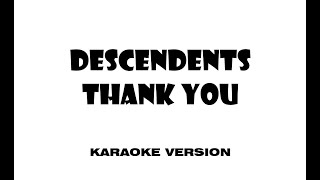 Descendents - Thank You (Karaoke version)