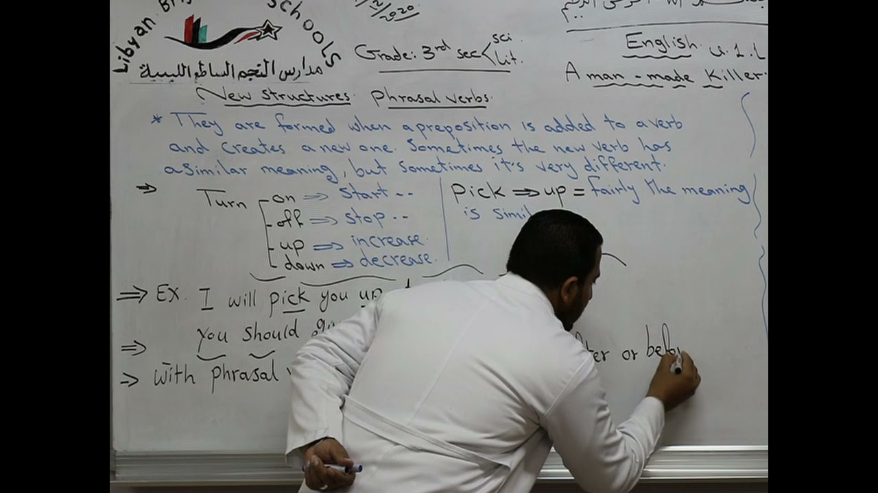 مادة اللغة الأنجليزية للصف الثالث الثانوي العلمي والأدبي /  Unit 1 -  L 3 & 4  -  A man made killer