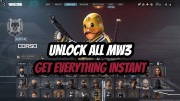 [UNCUT] MW3 UNLOCK ALL 🔥 Unlock All Camos / Operators in Multiplayer & Zombies (Guide 2024)