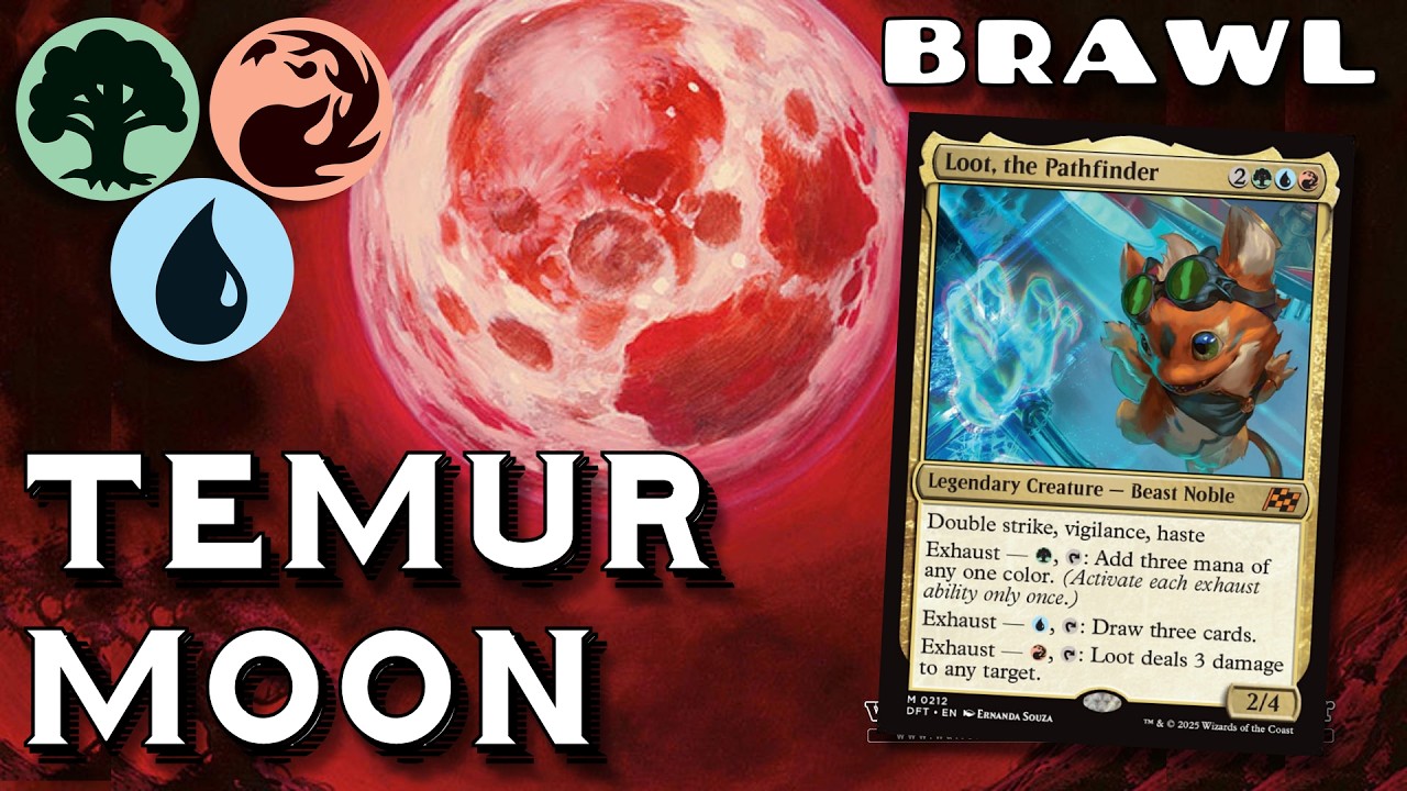 Nobody Expects Blood Moon in 3 Colors - Loot, the Pathfinder - Brawl MTG Arena Gameplay
