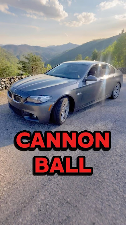 The New Cannonball Beast! #cannonball #bmw #modified