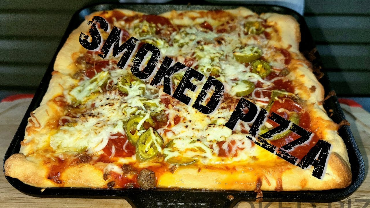 Простая копчёная пицца на пит-боссе 