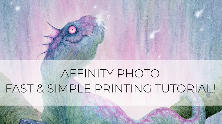 How to print with ICC Profiles in Affinity Photo - Fast and simple!