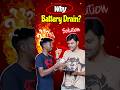 🔥Summer-ல Smartphone Battery-க்கு🔋 குஜிலிமஸ்து தான் 😅 Summer vs Smartphone #shorts #batterydrain