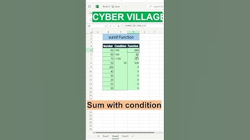 Excel SUMIF conditional function in 10 seconds #excel #shorts #excelshorts  #excelformula #exceltips