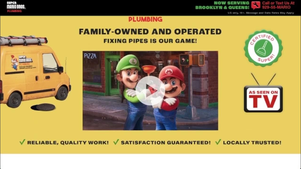 What Happens if You Call the Super Mario Bros. Plumbing Phone Number