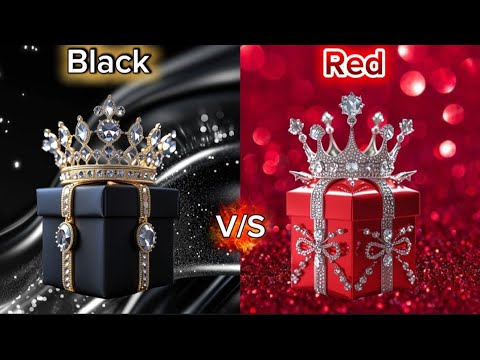 Choose your gift #chooseyourgift #black #red#gift 