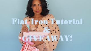 FLAT IRON TUTORIAL W/ EVA NYC & A GIVEAWAY