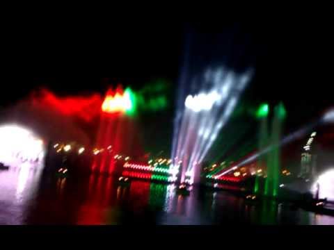 عرض الماء والنار فيستفال سيتي