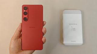 Sony Xperia 1VI Red Color Phone Unboxing & Hands On, Specification