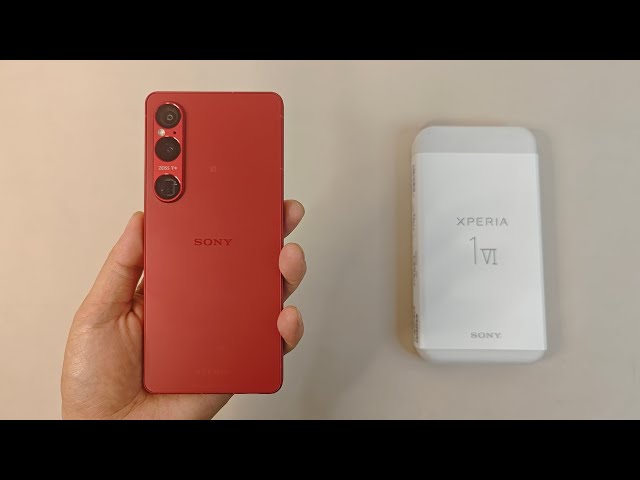 Sony Xperia 1VI Red Color Phone Unboxing & Hands On, Specification