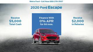 Metro Ford Independence - Limited Time Offer - 2020 Ford Escape