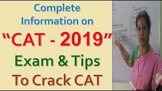 Complete Information & Tips to Crack CAT - 2019 screenshot 4