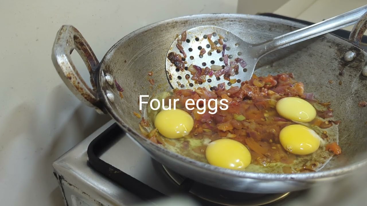 Egg bhurji recipe Easy dinner idea 