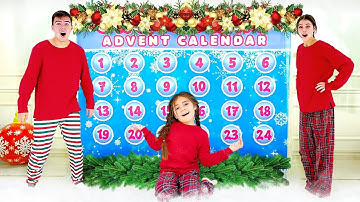 Nastya Mia and Artem open the Advent Calendar with a Christmas to-do list
