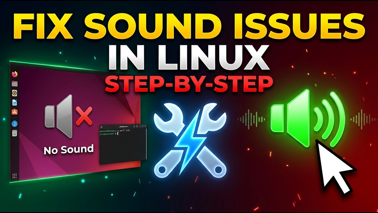 How to Fix Sound Issues in Linux (Step-by-Step Guide) - YouTube