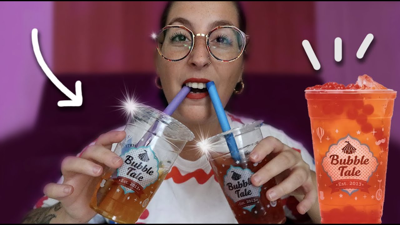 ASMR | BUBBLE TEA - Boire avec des billes qui explosent !