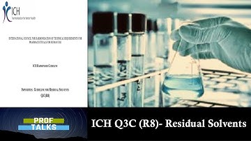 ICH Q3C Guidance for Residual Solvents | Class of Residual Solvents | PDE Values of Residual Solvent