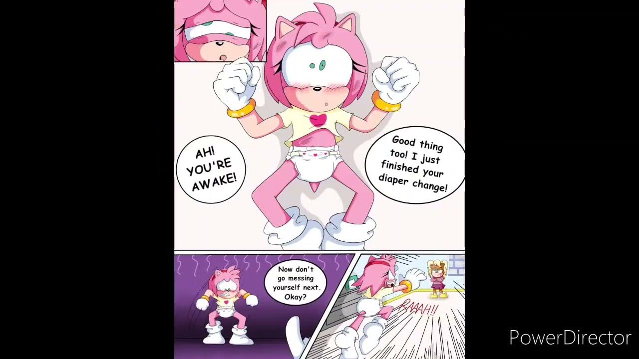 Amy the babysitter comic sonic 30th anniversary youtube