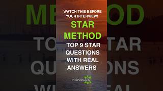 Top 9 STAR Method Interview Questions With Real Answers #starinterviews #starmethod #starinterview