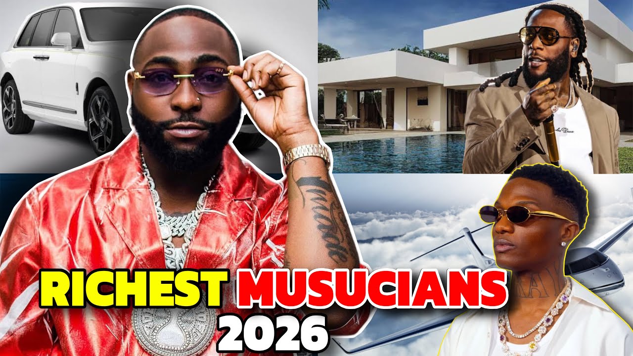 Самые богатые музыканты Нигерии в 2026 году: их состояние, автомобили и дома.