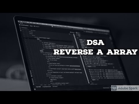 Reverse a Array | DSA | Question-1 | Love Babbar 481