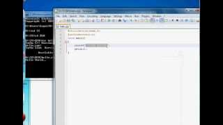 How to write c or c++ programs in notepad and run it.....