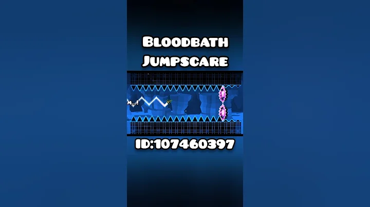 Bloodbath Jumpscare Geometry Dash 2.2 #geometrydash #gd #meme #shorts #short