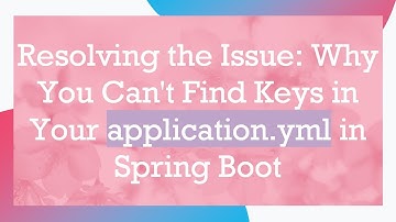 Resolving the Issue: Why You Can