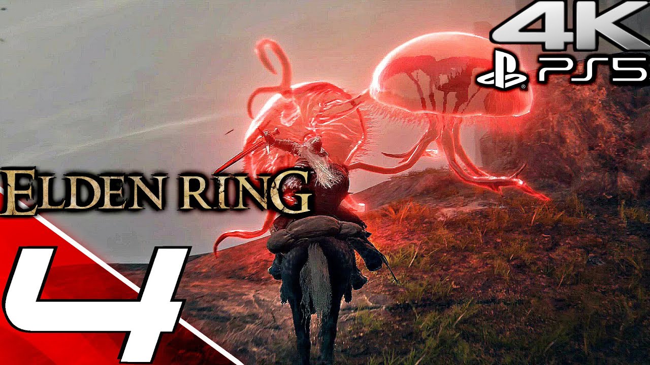 ELDEN RING Gameplay Walkthrough Part 4 Giant Jellyfish (4K 60FPS PS5