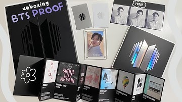 💜 BTS PROOF album unboxing 💜 (compact and standart edition) ~ with weverse POB
