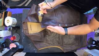 CORONADO Buffalo Leather Vest ASMR LEATHER CARE