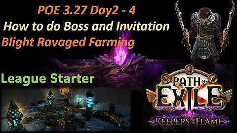 POE 3.27 How to do Boss and Invitation- Chains of Command - League Starter - Day-2-4 Update