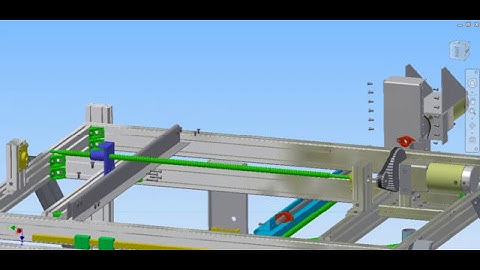 Mô Phỏng lắp ghép Inventor_ máy CNC dẫn hướng