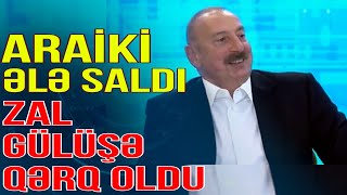 Prezident bu sözlərlə Araiki ələ saldı: Zal gülüşə qərq oldu- Media Turk TV Resimi