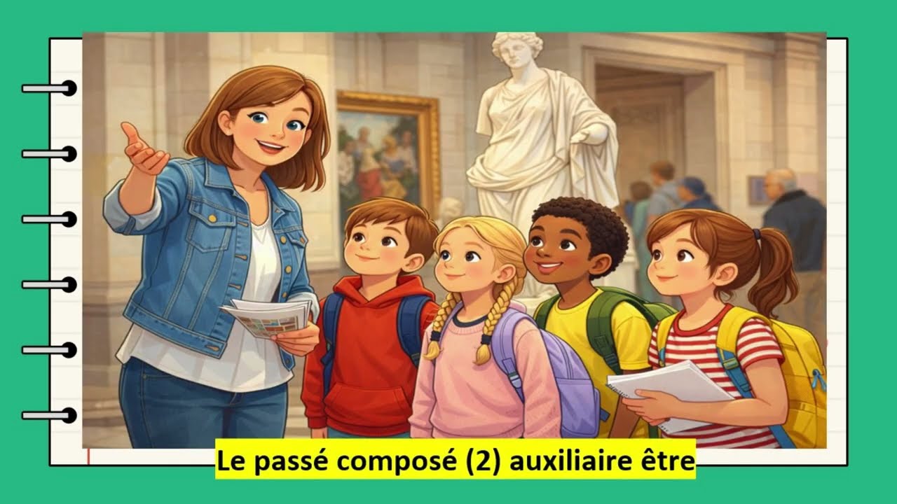 le passé composé avec  l'auxiliaire être