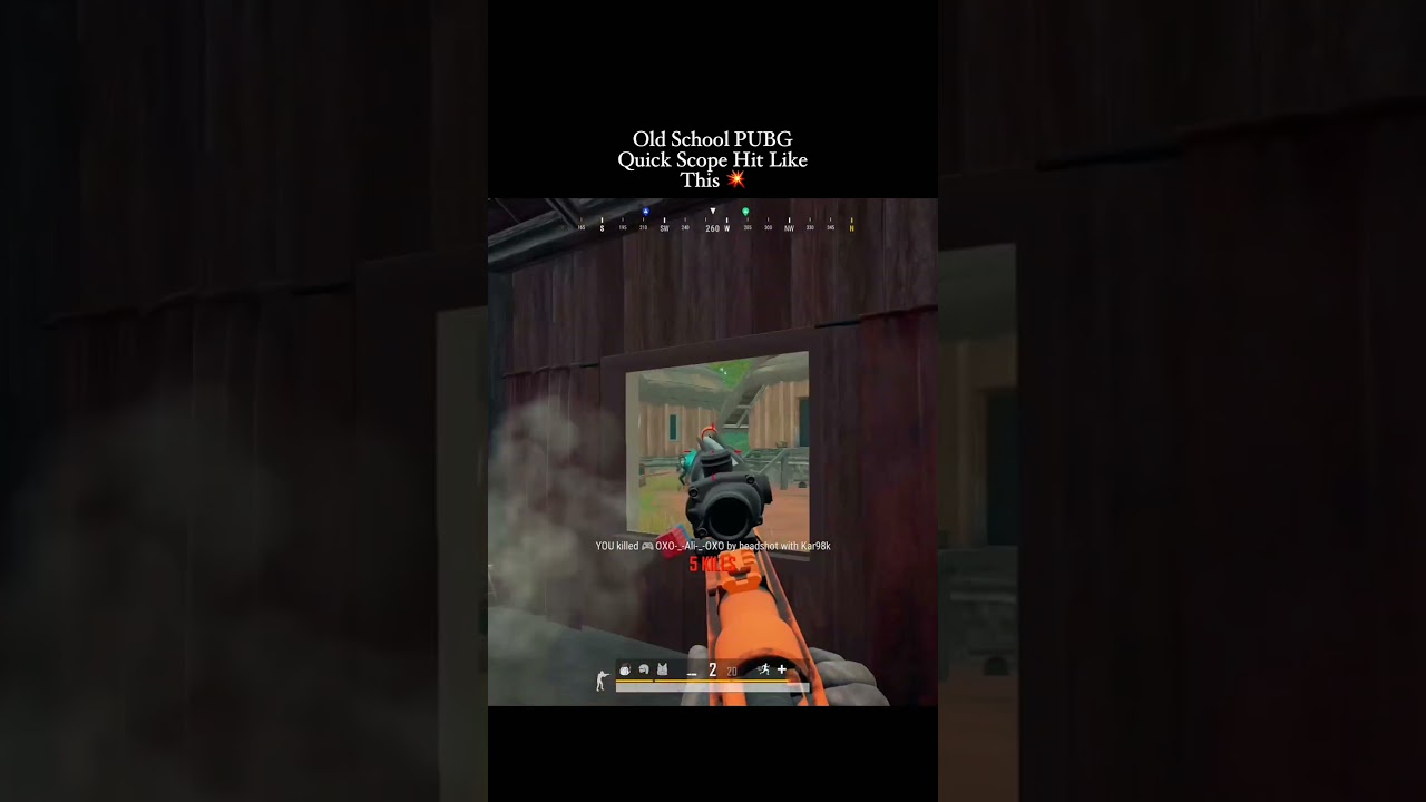 Old School PUBG Quick Scope Hit Like This 💥 