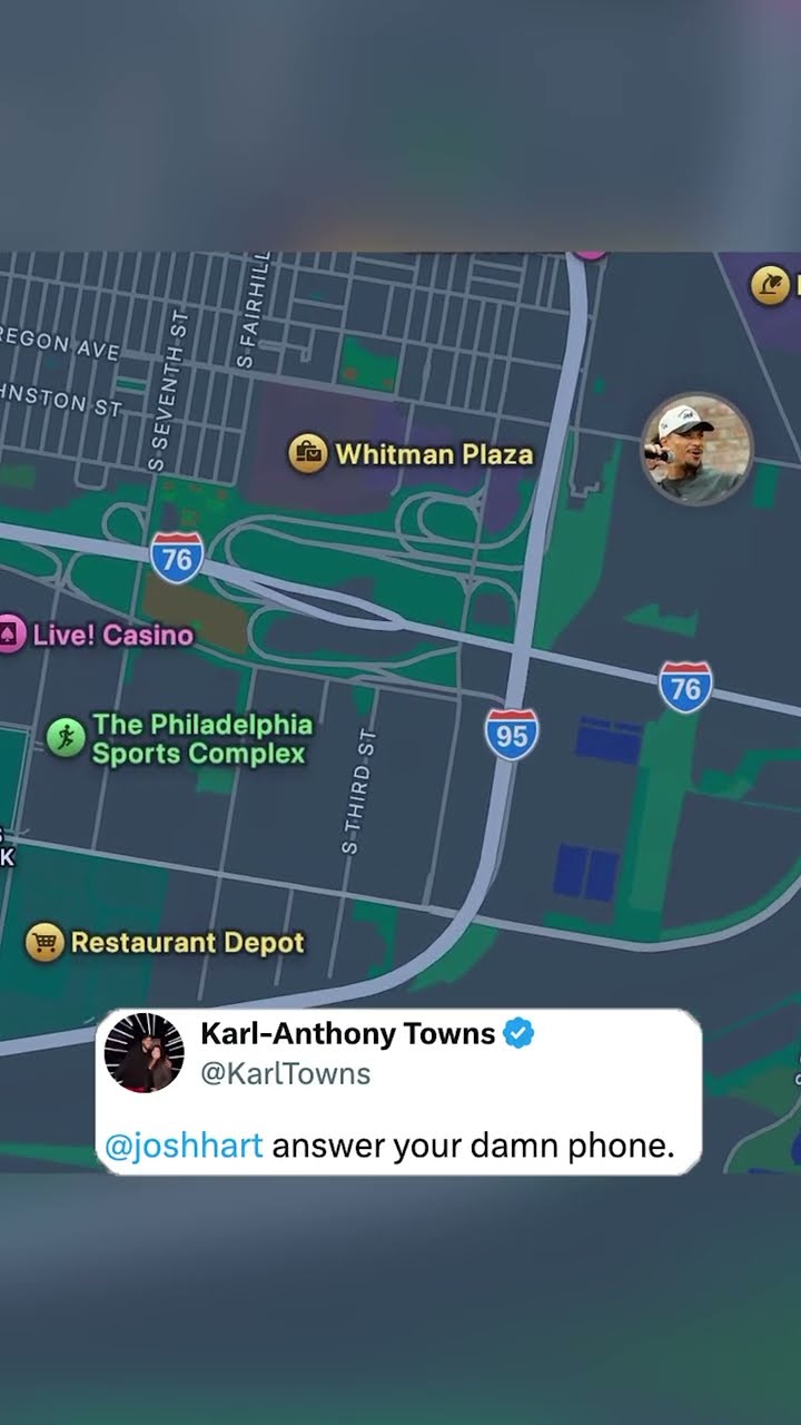 Josh Hart's Knicks teammates gave him a hard time after the Commanders L  ?
