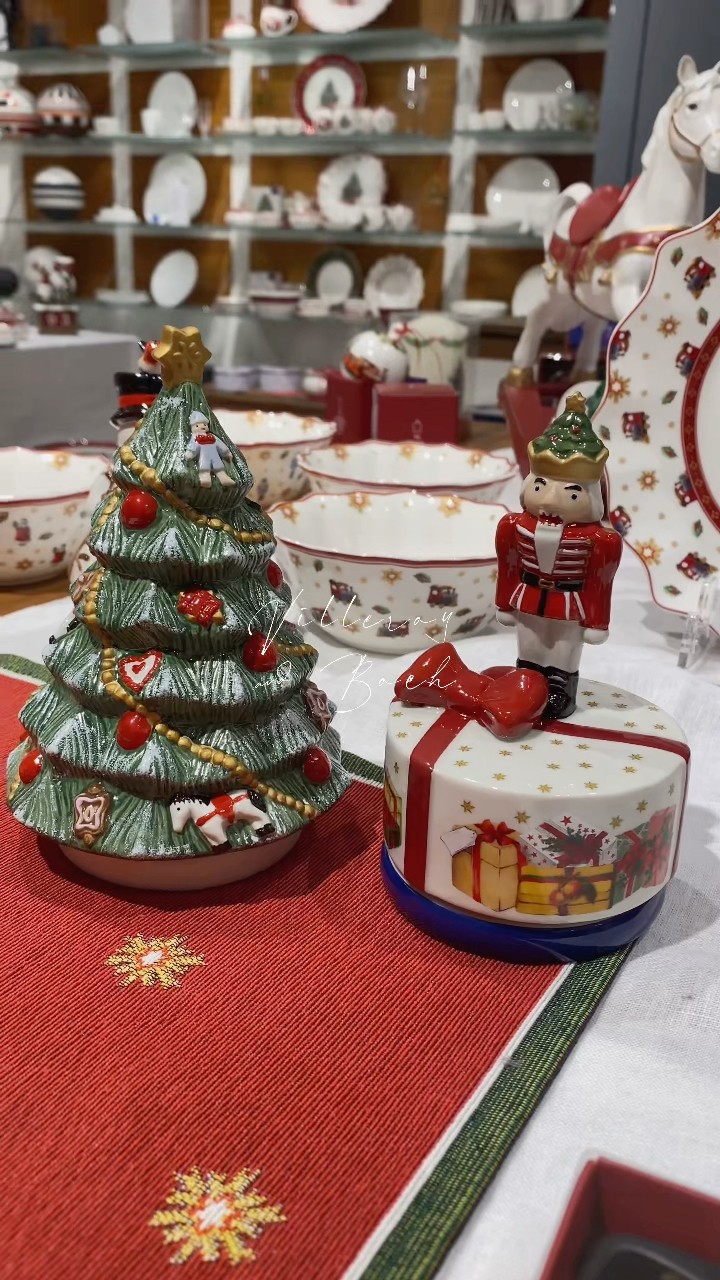 Villeroy & Bochのオルゴールとクリスマスプレートがかわいすぎる