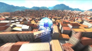 Sonic Generations (PC): Unleashed Project - Rooftop Run (Act 1) | 2K 60FPS